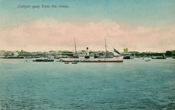 Collyer quay from the roads